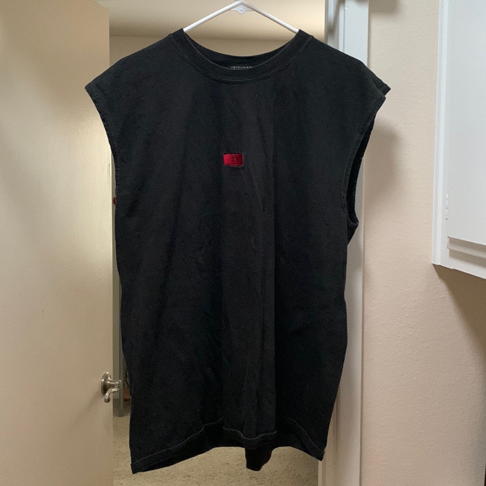 Jordan Black Sleeveless Tee Nike vintage performance workout shirt tank